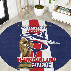 Cape Verde Football 2026 Round Carpet Tubaroes Azuis Go Champion - African Pride