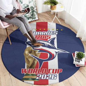 Cape Verde Football 2026 Round Carpet Tubaroes Azuis Go Champion - African Pride