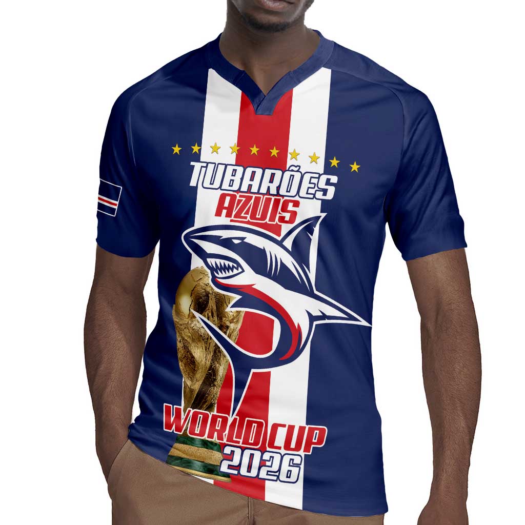 Cape Verde Football 2026 Rugby Jersey Tubaroes Azuis Go Champion LT18