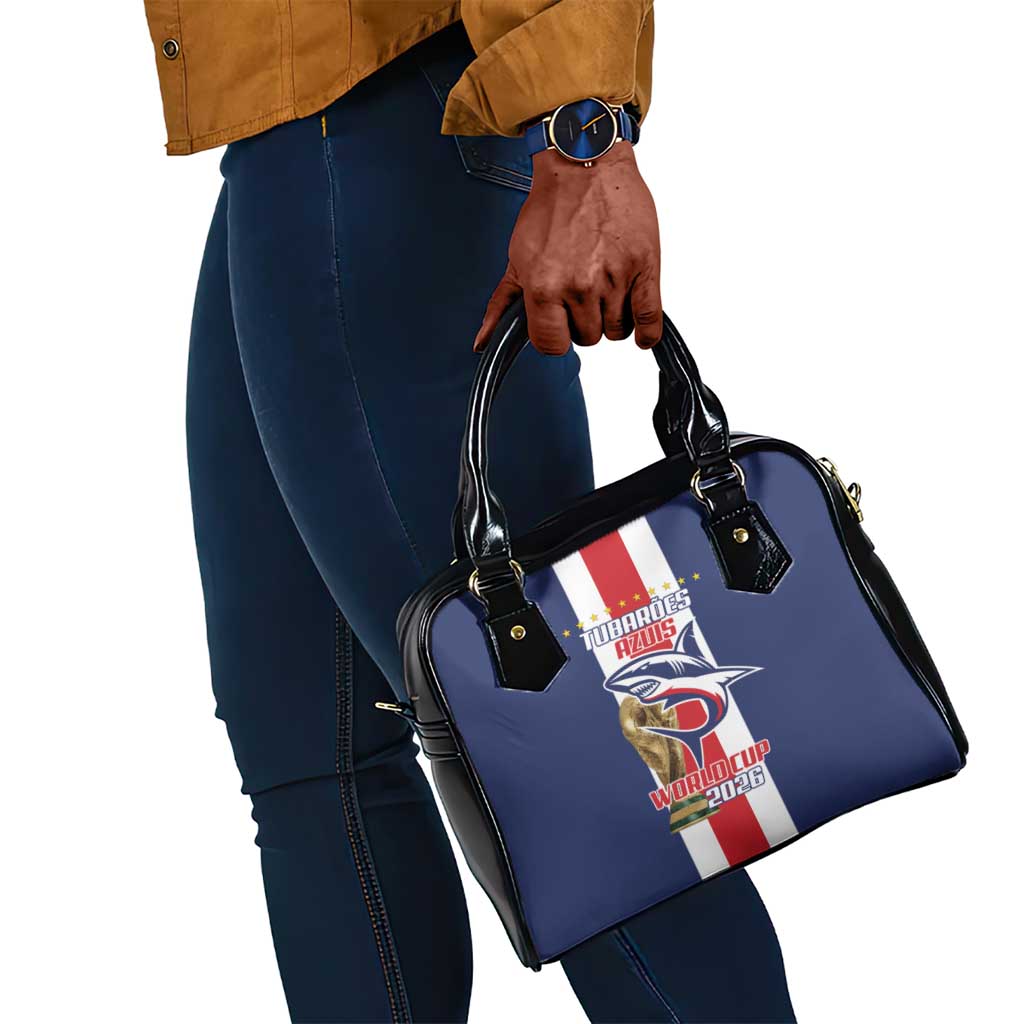 Cape Verde Football 2026 Shoulder Handbag Tubaroes Azuis Go Champion - African Pride