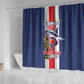 Cape Verde Football 2026 Shower Curtain Tubaroes Azuis Go Champion - African Pride