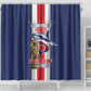 Cape Verde Football 2026 Shower Curtain Tubaroes Azuis Go Champion - African Pride