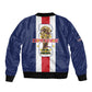 Cape Verde Football 2026 Sleeve Zip Bomber Jacket Tubaroes Azuis Go Champion - African Pride