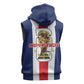 Cape Verde Football 2026 Sleeveless Zip Hoodie Tubaroes Azuis Go Champion - African Pride