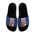 Cape Verde Football 2026 Slide Sandals Tubaroes Azuis Go Champion