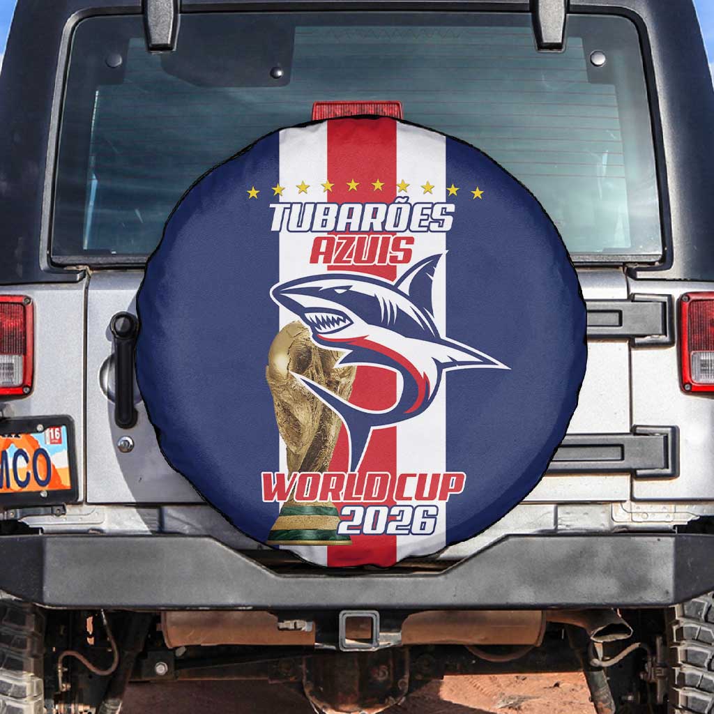 Cape Verde Football 2026 Spare Tire Cover Tubaroes Azuis Go Champion - African Pride