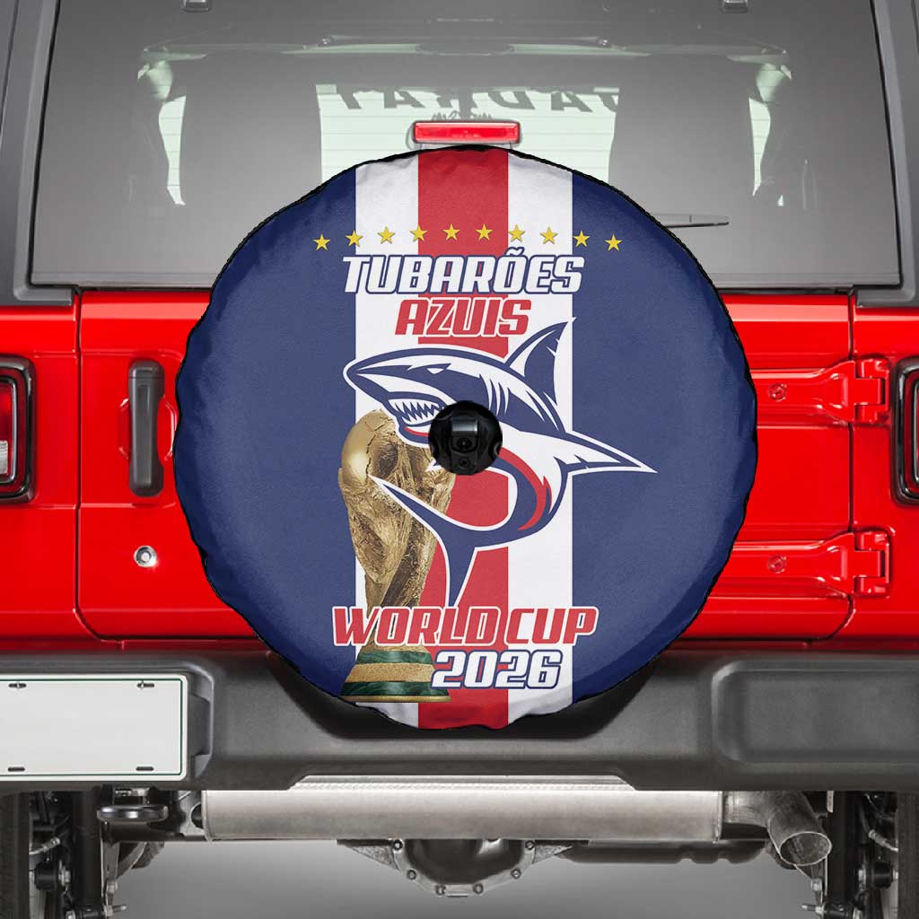 Cape Verde Football 2026 Spare Tire Cover Tubaroes Azuis Go Champion - African Pride