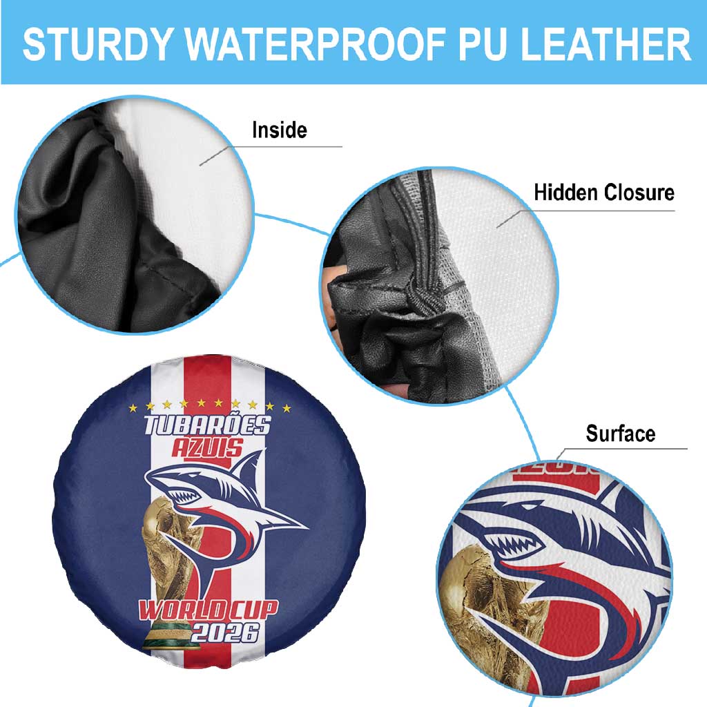 Cape Verde Football 2026 Spare Tire Cover Tubaroes Azuis Go Champion - African Pride