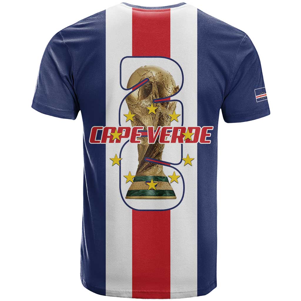 Cape Verde Football 2026 T shirt Tubaroes Azuis Go Champion - African Pride
