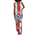 Cape Verde Football 2026 Tank Maxi Dress Tubaroes Azuis Go Champion - African Pride