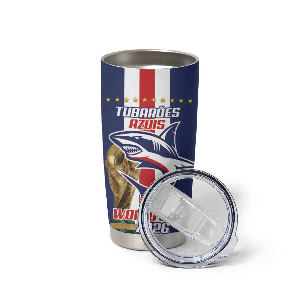 Cape Verde Football 2026 Tumbler Cup Tubaroes Azuis Go Champion - African Pride