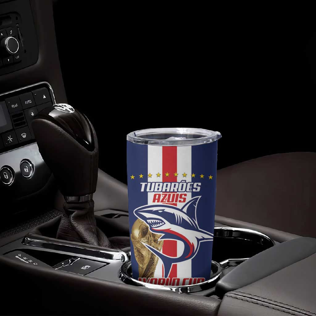 Cape Verde Football 2026 Tumbler Cup Tubaroes Azuis Go Champion - African Pride