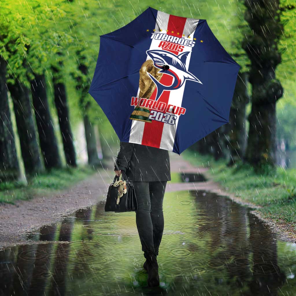 Cape Verde Football 2026 Umbrella Tubaroes Azuis Go Champion