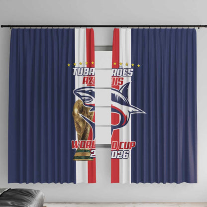 Cape Verde Football 2026 Window Curtain Tubaroes Azuis Go Champion - African Pride