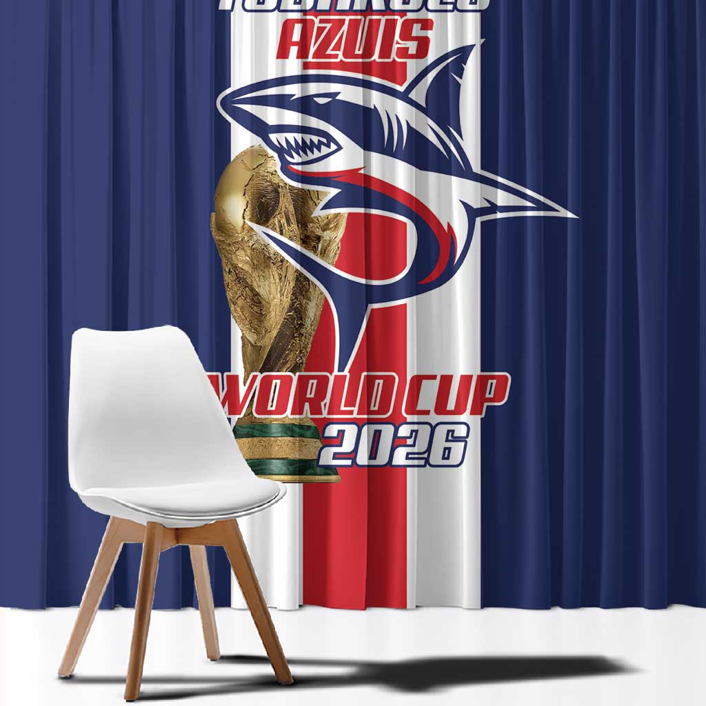 Cape Verde Football 2026 Window Curtain Tubaroes Azuis Go Champion - African Pride