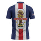 Cape Verde Football 2026 Zipper Polo Shirt Tubaroes Azuis Go Champion