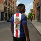 Cape Verde Football 2026 Zipper Polo Shirt Tubaroes Azuis Go Champion