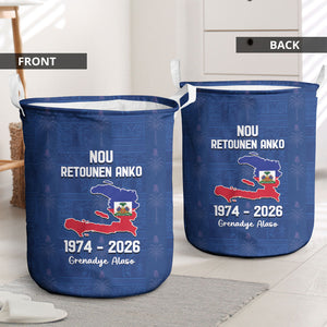 Haiti Football Laundry Basket Nou Retounen Anko 1974-2026