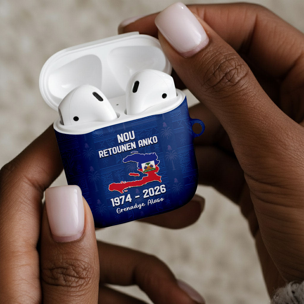 Haiti Football AirPods Case Nou Retounen Anko 1974-2026