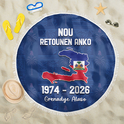 Haiti Football Beach Blanket Nou Retounen Anko 1974-2026