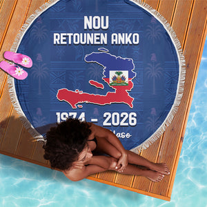 Haiti Football Beach Blanket Nou Retounen Anko 1974-2026
