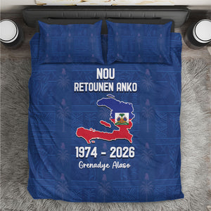 Haiti Football Bedding Set Nou Retounen Anko 1974-2026