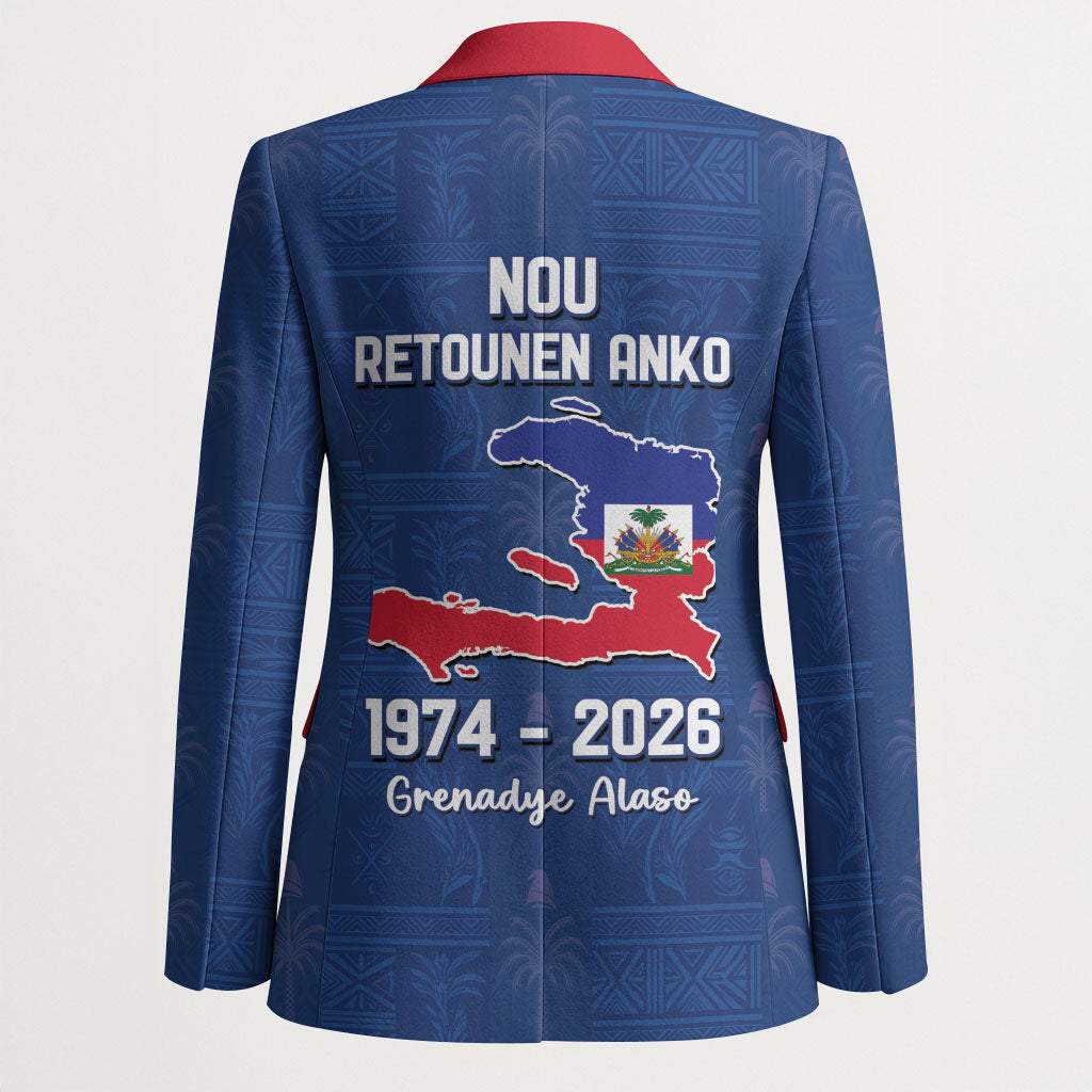 Haiti Football Blazer Nou Retounen Anko 1974-2026