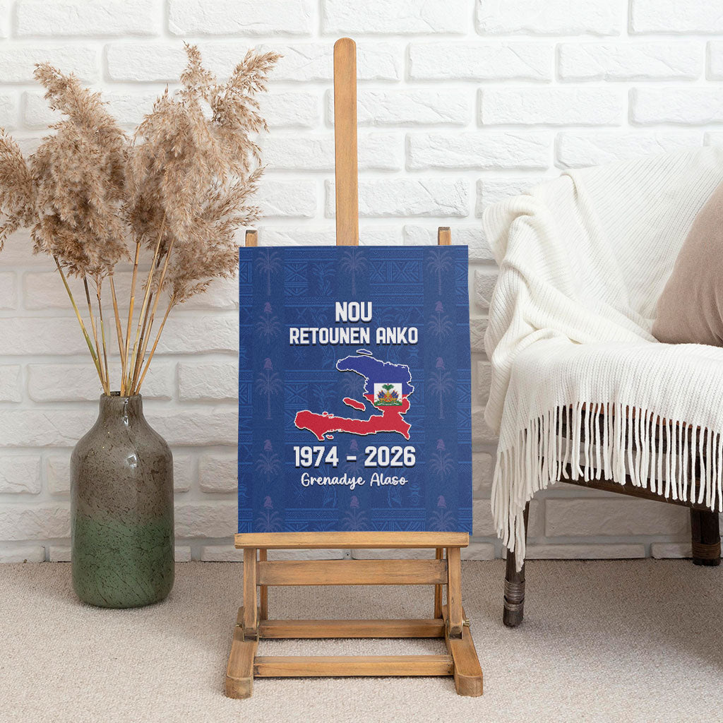 Haiti Football Canvas Wall Art Nou Retounen Anko 1974-2026