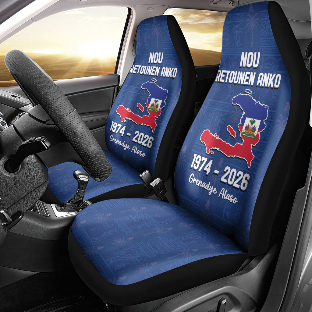 Haiti Football Car Seat Cover Nou Retounen Anko 1974-2026