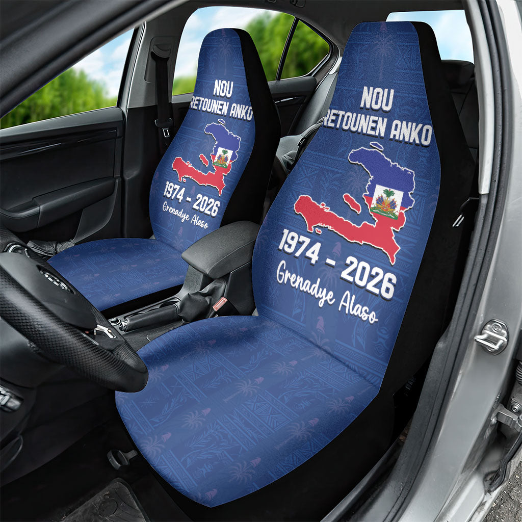 Haiti Football Car Seat Cover Nou Retounen Anko 1974-2026