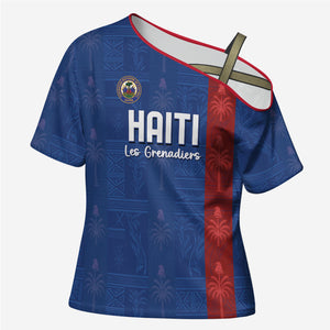 Haiti Football Cross Shoulder Shirt Nou Retounen Anko 1974-2026