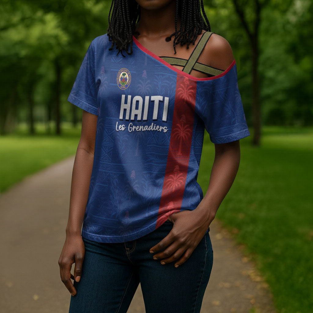 Haiti Football Cross Shoulder Shirt Nou Retounen Anko 1974-2026