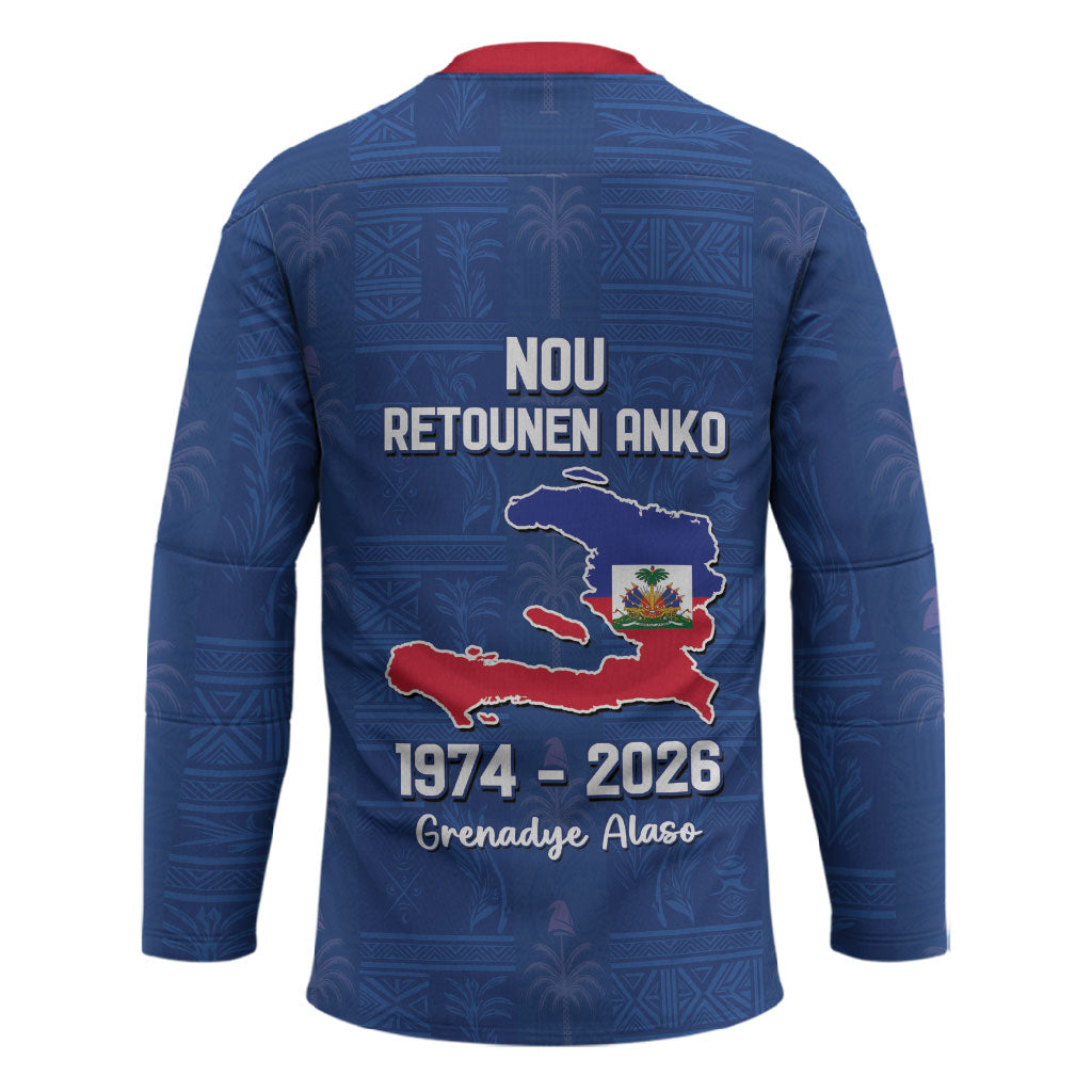 Haiti Football Hockey Jersey Nou Retounen Anko 1974-2026