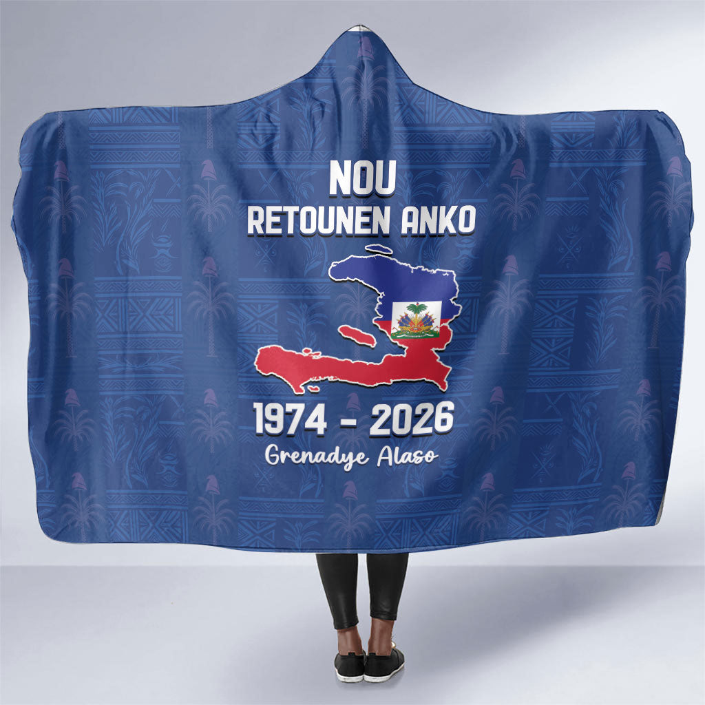 Haiti Football Hooded Blanket Nou Retounen Anko 1974-2026