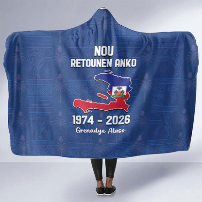 Haiti Football Hooded Blanket Nou Retounen Anko 1974-2026