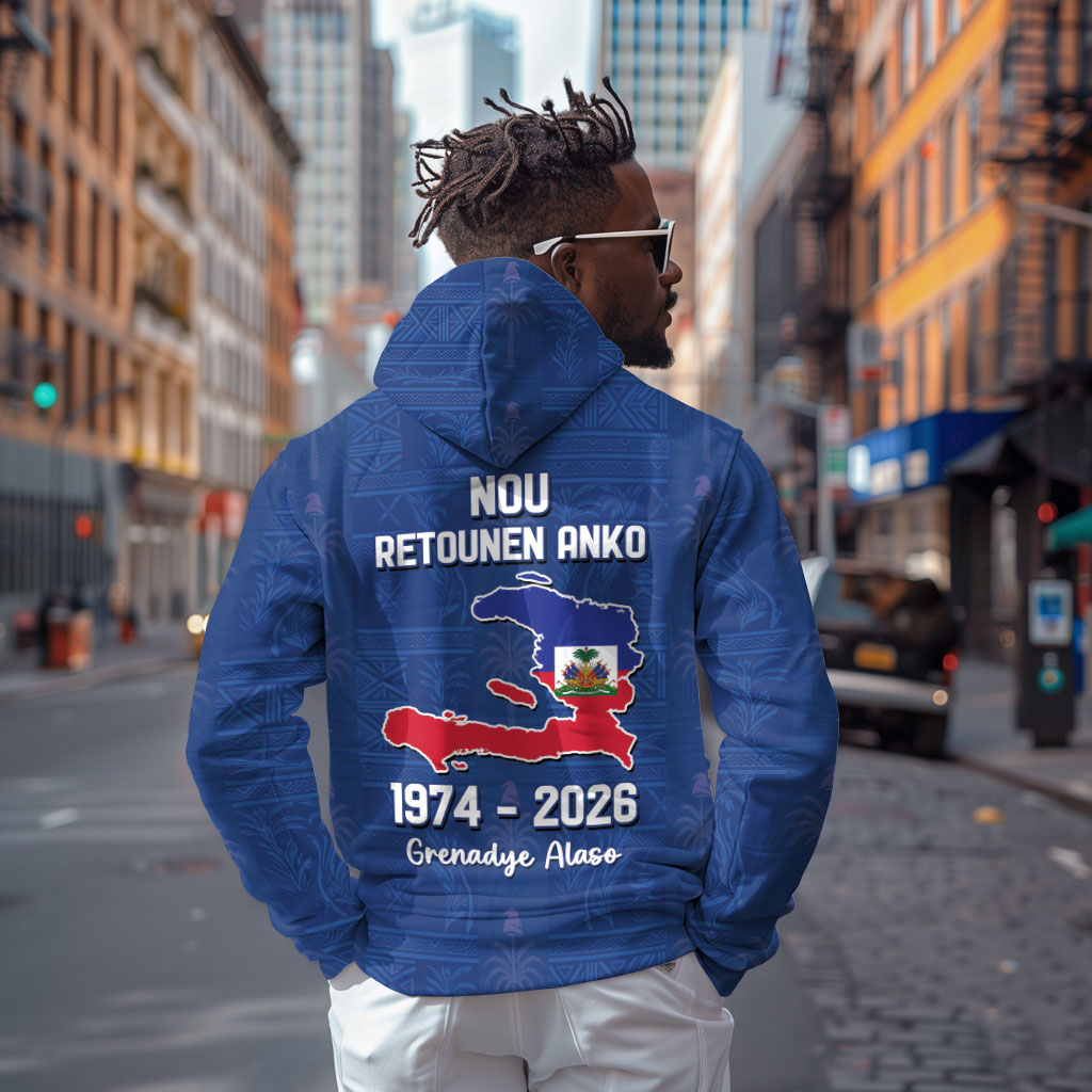 Haiti Football Hoodie Nou Retounen Anko 1974-2026