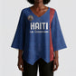 Haiti Football Kimono Sleeve Blouse Nou Retounen Anko 1974-2026