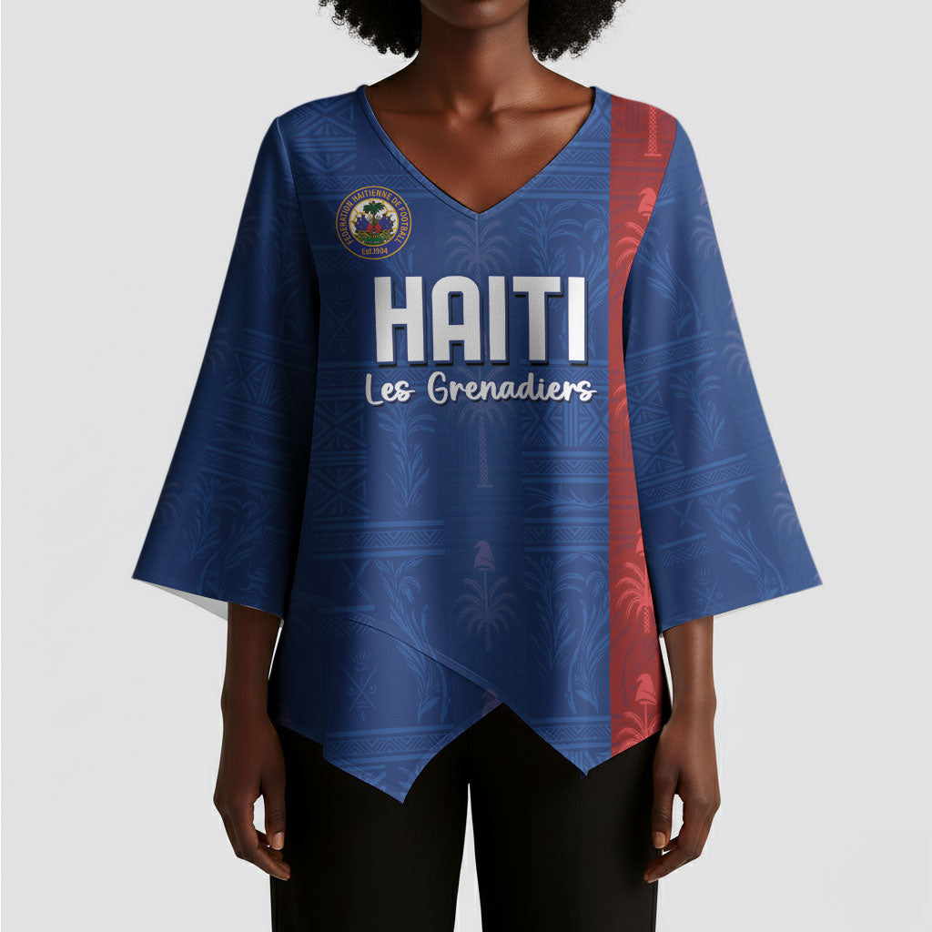 Haiti Football Kimono Sleeve Blouse Nou Retounen Anko 1974-2026