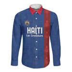 Haiti Football Long Sleeve Button Shirt Nou Retounen Anko 1974-2026