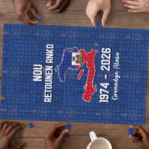 Haiti Football Puzzle Nou Retounen Anko 1974-2026