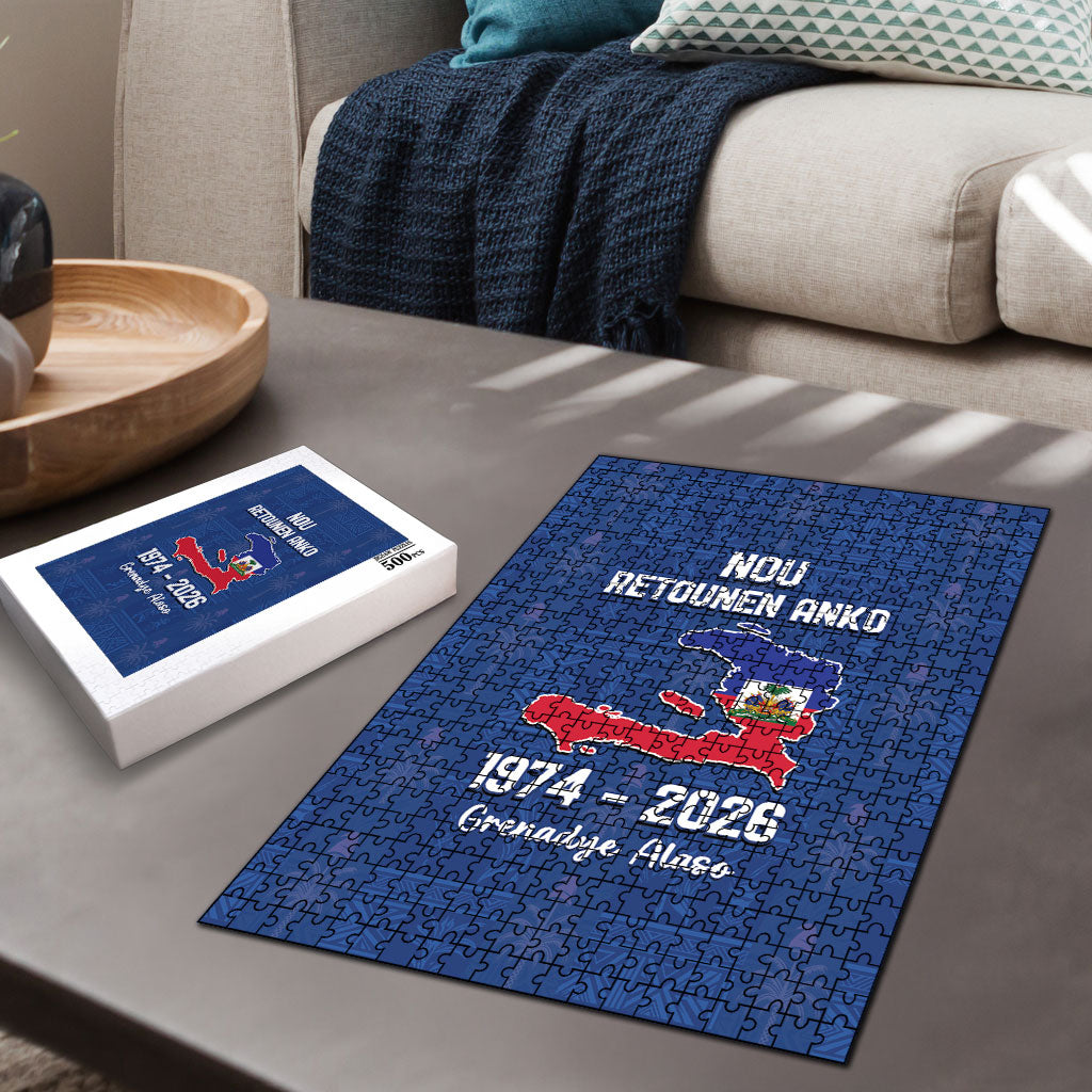 Haiti Football Puzzle Nou Retounen Anko 1974-2026