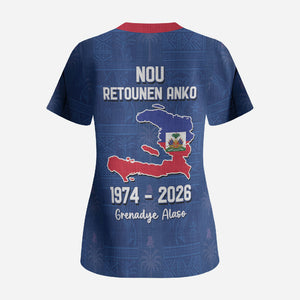 Haiti Football Scrub Top Nou Retounen Anko 1974-2026
