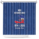 Haiti Football Shower Curtain Nou Retounen Anko 1974-2026