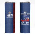 Haiti Football Skinny Tumbler Nou Retounen Anko 1974-2026