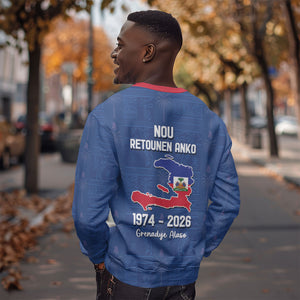 Haiti Football Sweatshirt Nou Retounen Anko 1974-2026