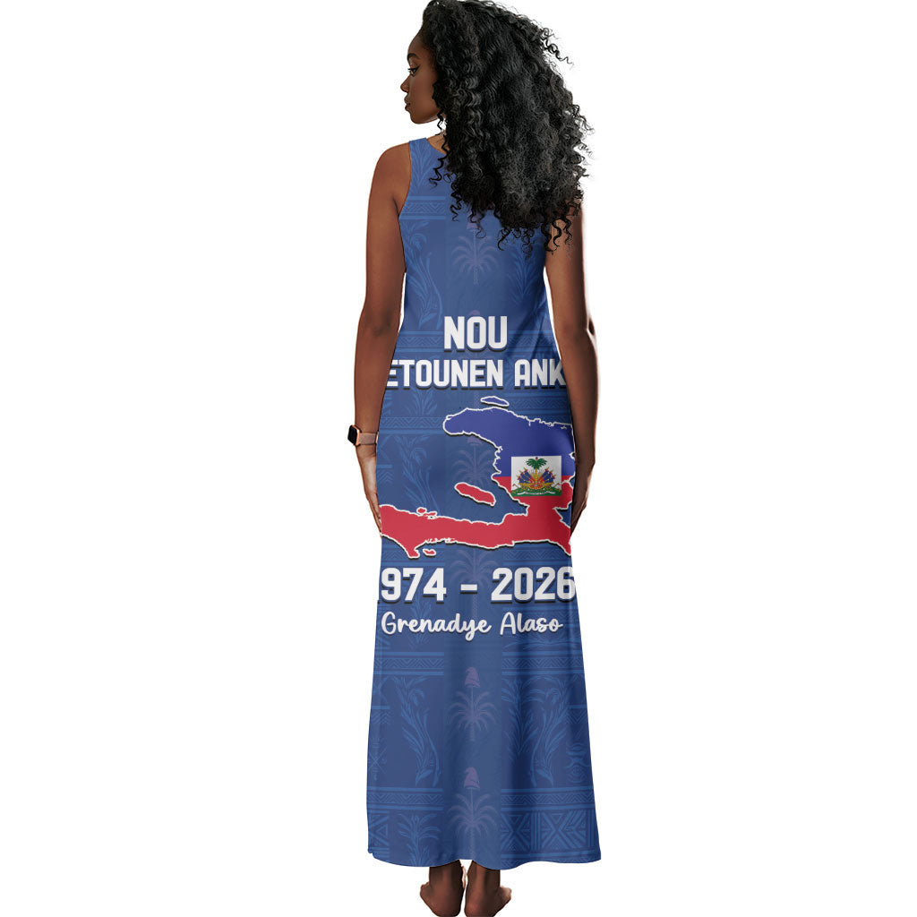 Haiti Football Tank Maxi Dress Nou Retounen Anko 1974-2026