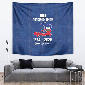 Haiti Football Tapestry Nou Retounen Anko 1974-2026