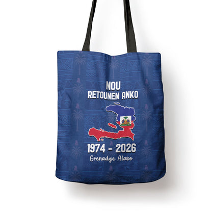 Haiti Football Tote Bag Nou Retounen Anko 1974-2026