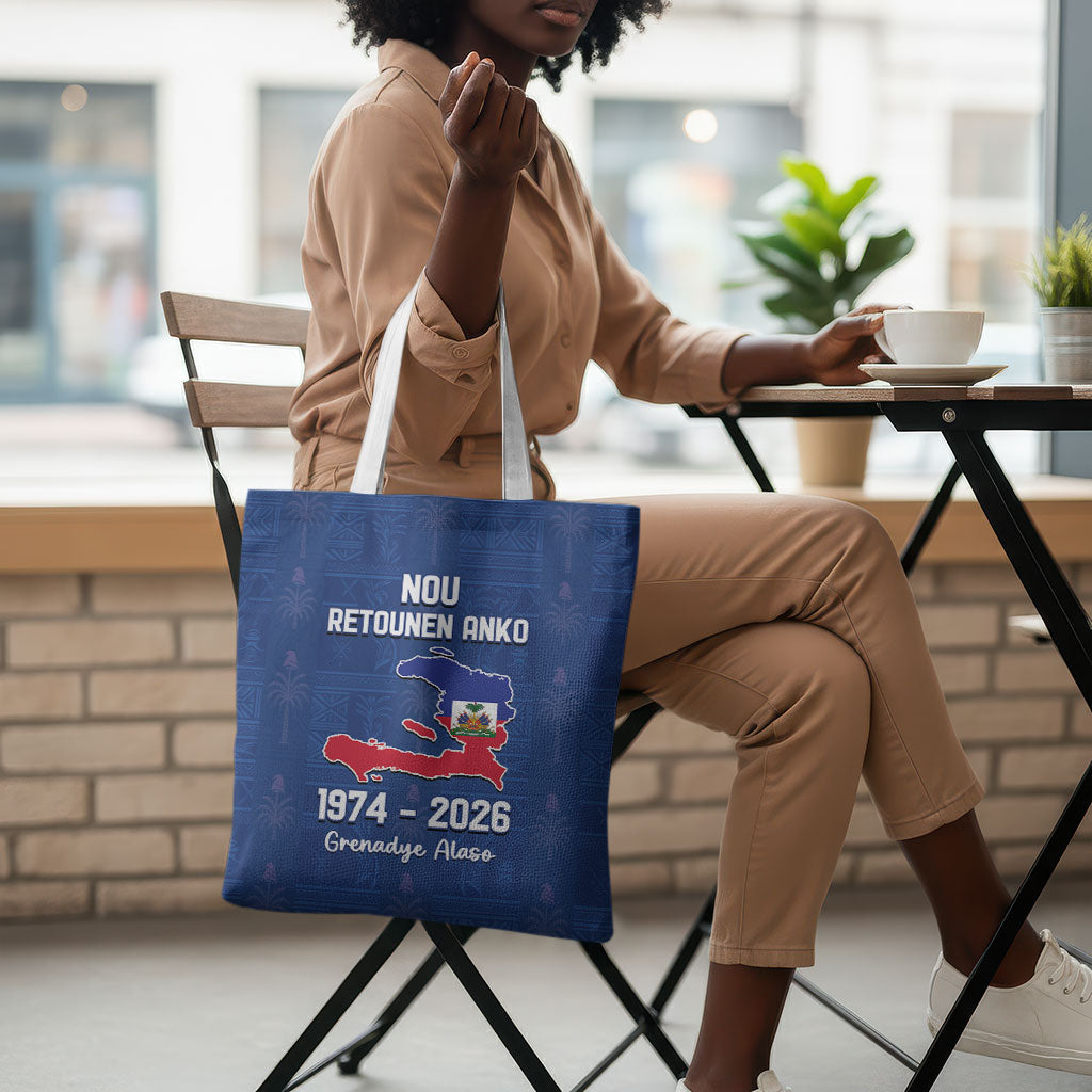 Haiti Football Tote Bag Nou Retounen Anko 1974-2026