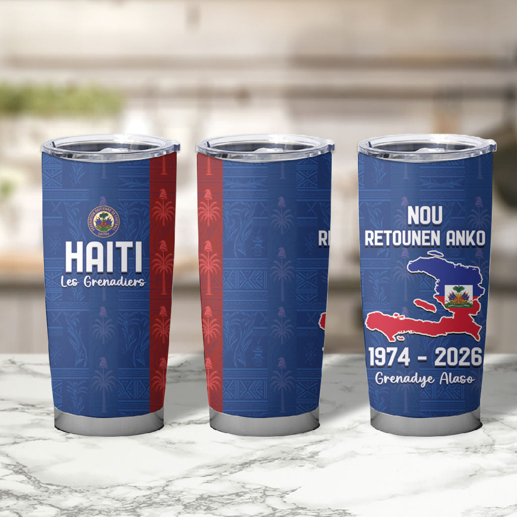 Haiti Football Tumbler Cup Nou Retounen Anko 1974-2026